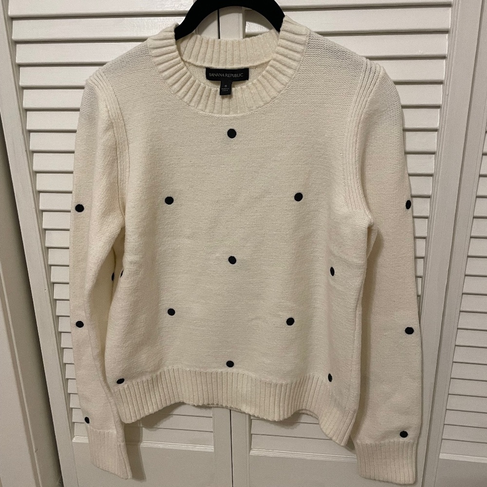 Banana Republic Polka Dot Sweater